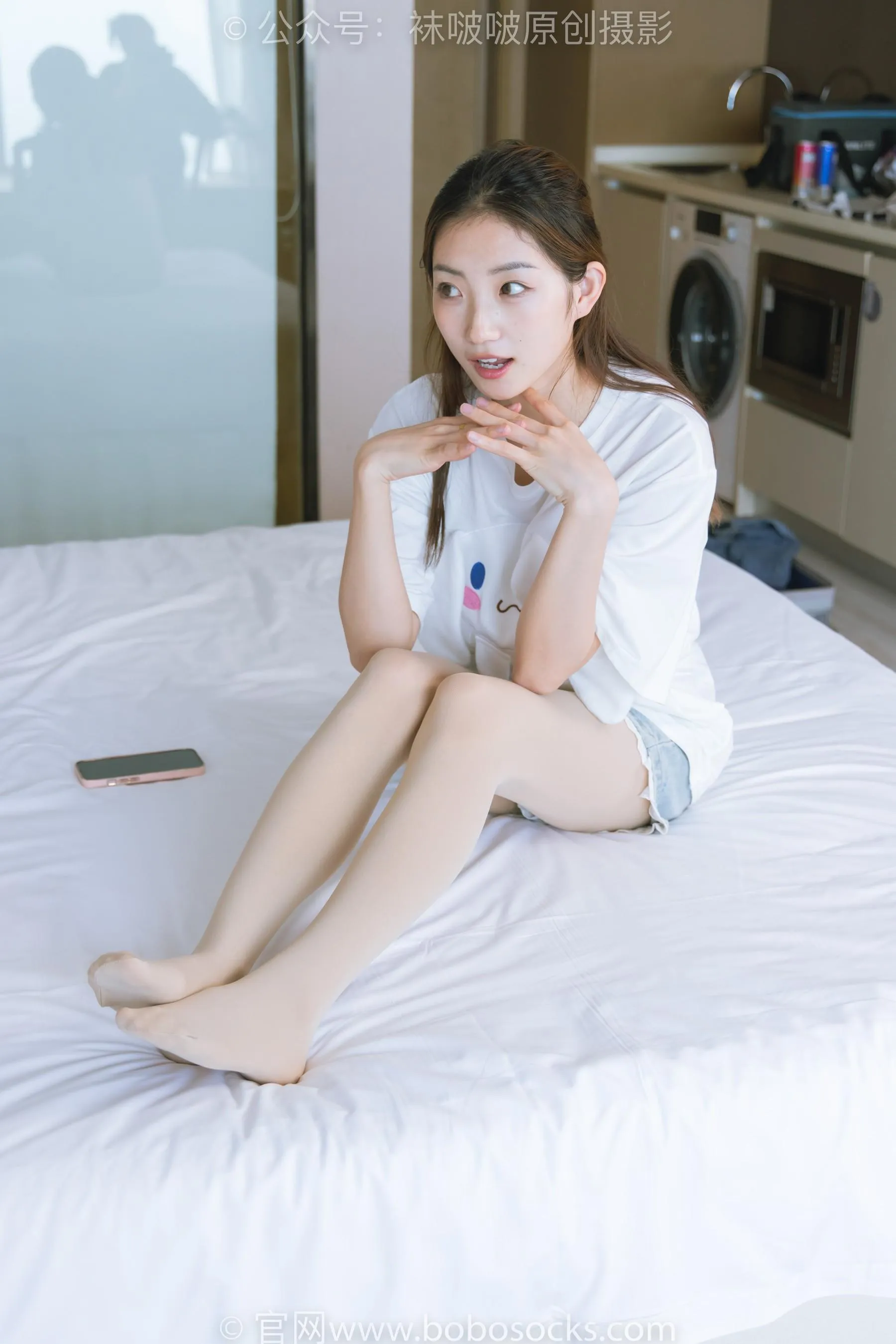 [BoBoSocks袜啵啵]NO.228 小沫-板鞋、厚肉丝、裸足 [90P]插图4